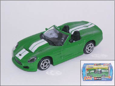 streetfire Shelby Series one in green 1:43 scale model from Bburago 